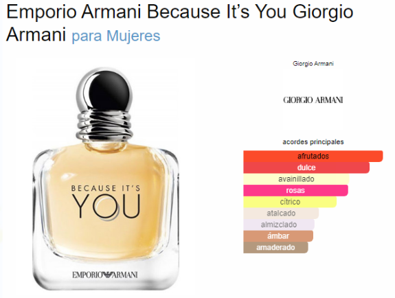 ARMANI BECAUSE IT´S YOU FEM