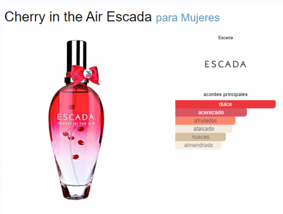 ESCADA CHERRY ESCADA FEM