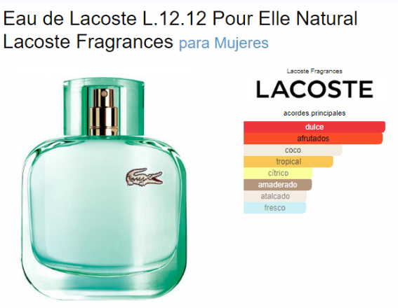 LACOSTE LACOSTE NATURAL FEM