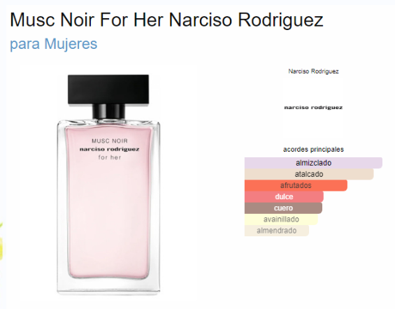NARCISO RODRIGUEZ MUSC NOIR FEM