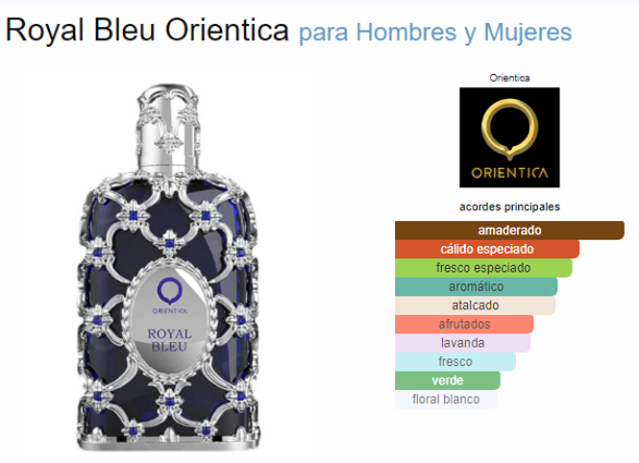 ORIENTICA ROYAL BLEU UNISEX