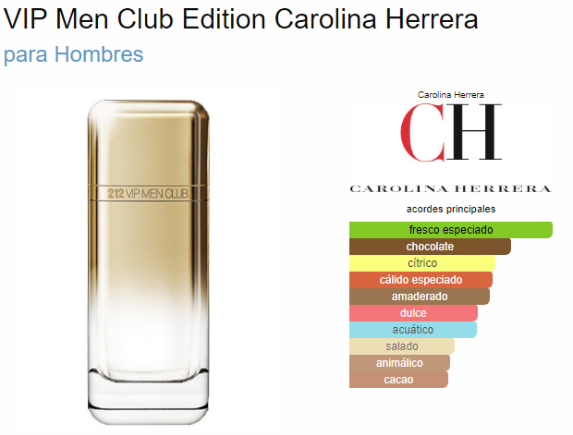 CAROLINA HERRERA 212 VIP CLUB MEN