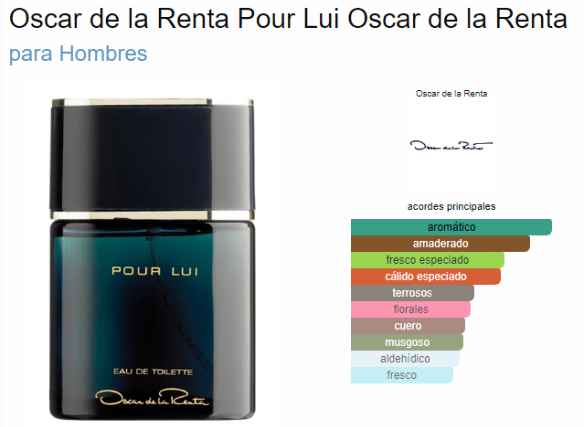 OSCAR DE LA RENTA POUR LUI MEN
