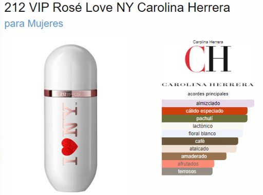 [420230] CAROLINA HERRERA 212 VIP ROSE I LOVE NY FEM