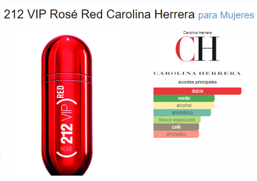 [420232] CAROLINA HERRERA 212 VIP ROSE RED FEM