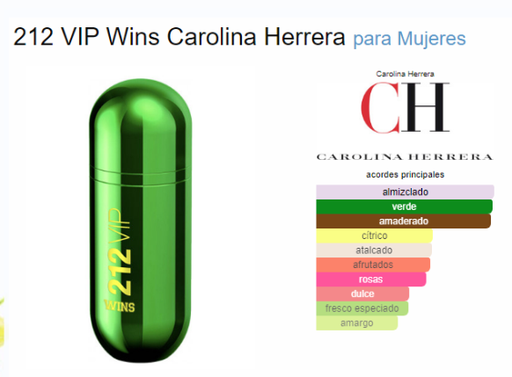 [420233] CAROLINA HERRERA 212 VIP WINS FEM