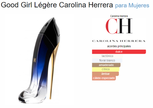 [420243] CAROLINA HERRERA GOOD GIRLD LEGERE FEM
