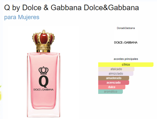 [420265] DOLCE GABBANA Q BY DOLCE GABBANA FEM