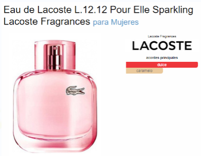 [420301] LACOSTE LACOSTE SPARKLING FEM