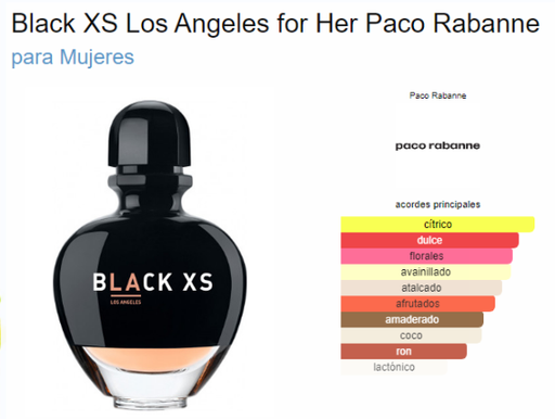 [420312] PACO RABANNE BLACK XS LOS ANGELES FEM