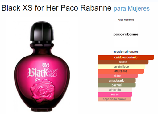 [420313] PACO RABANNE BLACK XS TRADICIONAL FEM