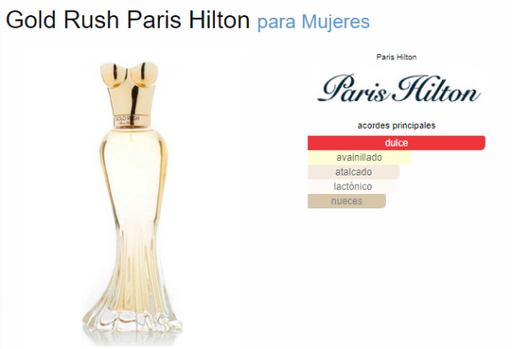 [420326] PARIS HILTON GOLD RUSH DM FEM