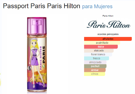 [420329] PARIS HILTON PASSPORT PARIS HILTON FEM