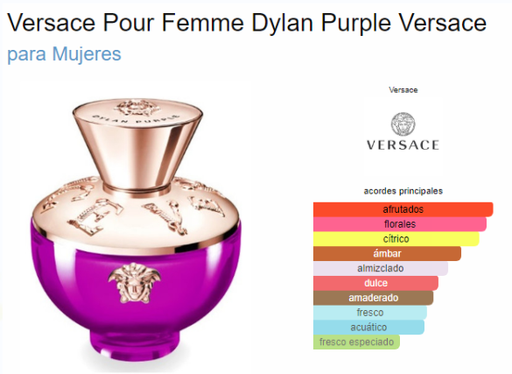 [420399] VERSACE DYLAN PURPLE FEM