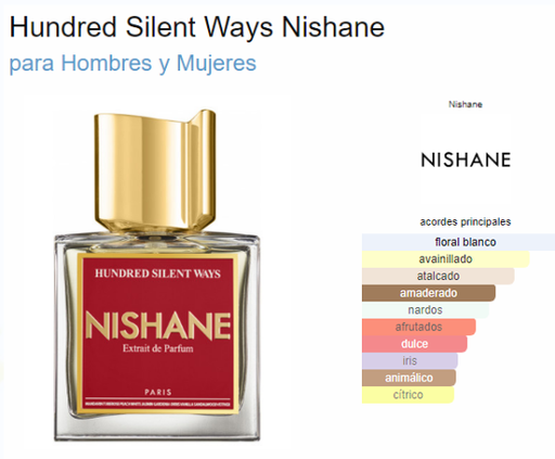 [420479] NISHANE HUNDRED SILENT WAYS UNISEX
