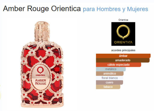 [420484] ORIENTICA AMBER ROUGE UNISEX