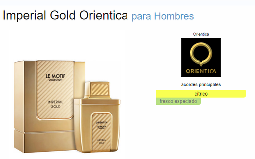 [420488] ORIENTICA IMPERIAL GOLD MEN