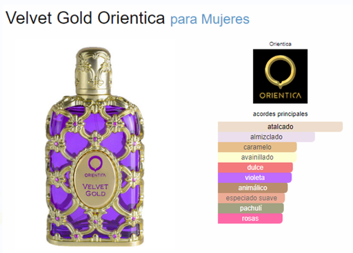 [420489] ORIENTICA VELVET GOLD UNISEX