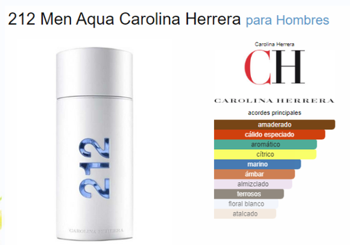 [420529] CAROLINA HERRERA 212 NYC AQUA MEN