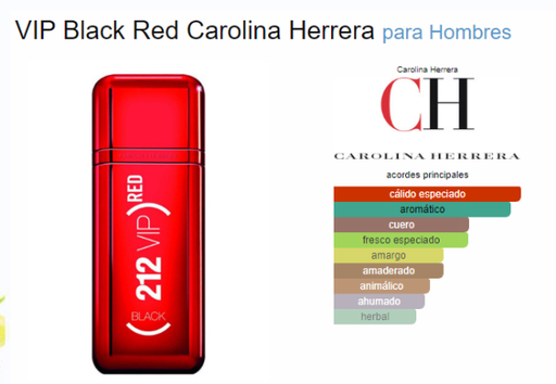 [420536] CAROLINA HERRERA 212 VIP BLACK RED MEN