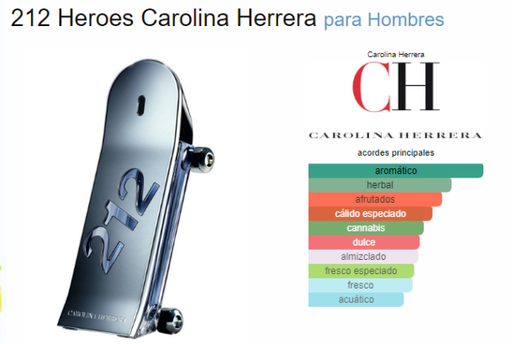 [420540] CAROLINA HERRERA 212 HEROES MEN