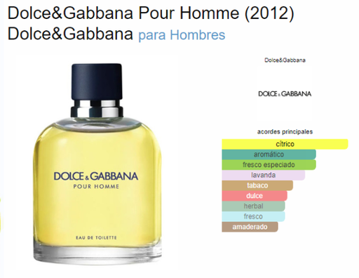 [420578] DOLCE & GABBANA POUR HOMME MEN