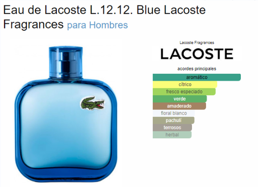 [420626] LACOSTE L12 BLEU MEN