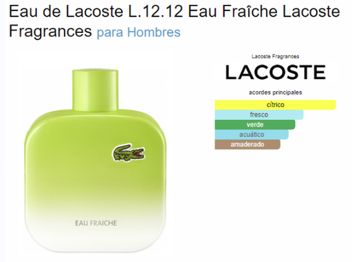 [420627] LACOSTE FRAICHE MEN