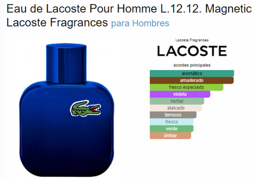 [420628] LACOSTE MAGNETIC MEN