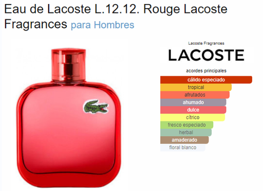 [420631] LACOSTE L12 ROUGE MEN