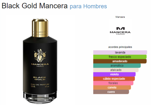 [420640] MANCERA BLACK GOLD MEN