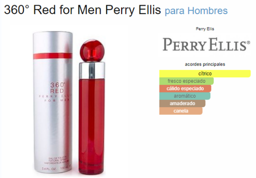 [420655] PERRY ELLIS 360 RED MEN