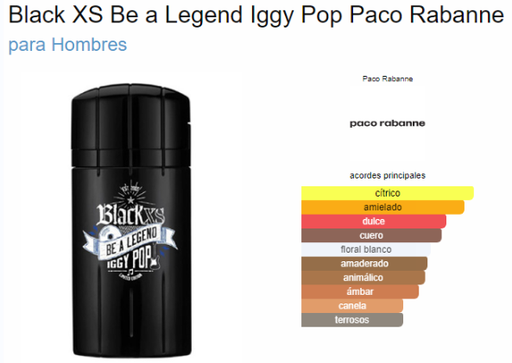 [420658] PACO RABANNE BLACK XS BE A LEGEND MEN