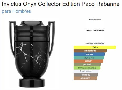 [420667] PACO RABANNE INVICTUS ONIX MEN