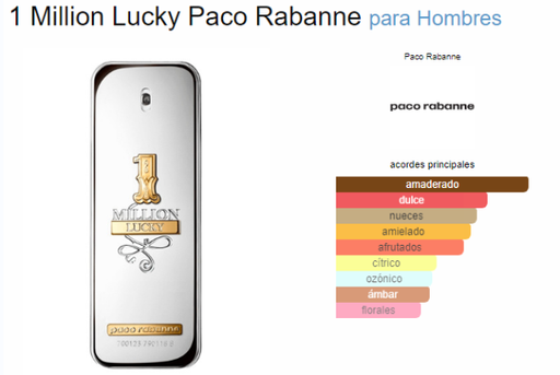 [420672] PACO RABANNE ONE MILLON  LUCKY MEN