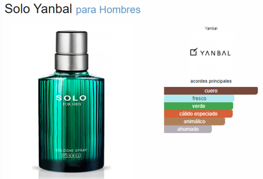 [420707] YANBAL SOLO MEN